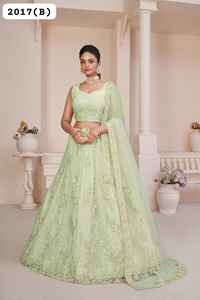 Dernier créateur de haute qualité Georgatte fil à broder séquence Saree robe pakistanaise Lehnaga Choli robe adultes en soie - Product Image 5