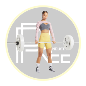 ชุดออกกำลังกายแบบบล็อกสีไร้รอยต่อของผู้หญิงชุดออกกำลังกายเอวสูงและเสื้อครอปเอวสูงมีรูกุญแจแขนยาวกางเกงขาสั้นสำหรับยิมโยคะฟิตเนสชุดออกกำลังกาย - Product Image 1