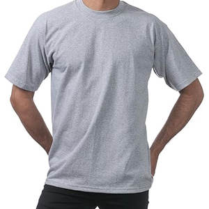 Pro Club Hombres 100% Algodón Peso pesado Algodón Manga corta Cuello redondo Camiseta para hombres OEM Camiseta de manga corta Impreso personalizado - Product Image 1