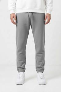 Pantalons de jogging pour hommes sur mesure, gris, coton, taille élastique, pantalons de survêtement, fournisseur de marque privée, pantalons de survêtement décontractés en molleton doux - Product Image 5