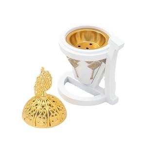 Brûleur d'encens Bakhoor arabe modernisé Design tendance par fabrication indienne Superbe porte-encens de qualité Article tendance - Product Image 4