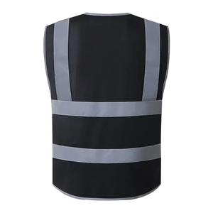 Gilet de sécurité d'hiver en toile durable pour hommes, vêtements de travail réfléchissants respirants pour les conducteurs de construction, le travail d'entretien assure la sécurité - Product Image 5