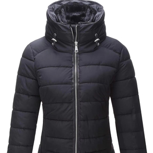 Haute qualité femmes hiver doudoune avec col en fausse fourrure coupe-vent chaud à capuche nouveau Style toile tissu en gros bas prix - Product Image 1