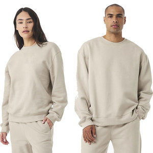 Sweat-shirt unisexe à col rond, coupe ample, pour l'hiver, avec impression numérique, 100% coton, polaire léger à moyen - Product Image 3