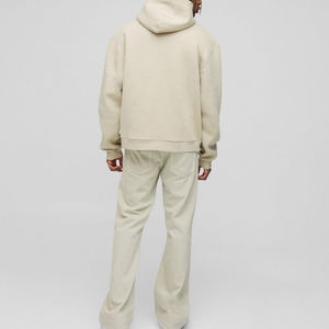 Oversized Custom Print Luxury Pullover Algodón Sudaderas con capucha personalizadas Venta al por mayor Puff Printing Heavyweight Cotton Men's Hoodies - Product Image 3