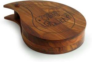 Support à épices en bois durable avec compartiments pour une cuisine organisée, boîte à épices en bois pour un rangement propre - Product Image 4