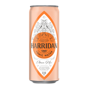Agua tónica cítrica Harridan lata de 0.33L - Product Image 1
