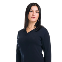 Pull en coton 100 % léger et fin à manches longues et col en V surdimensionné pour femme Hilary – Confortable, élégant et décontracté, tricot plat à l'avant