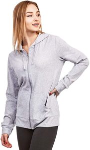 Custom Design High Quality 100% Pure Material Women Hoodies <b>Zipper</b> - Product Image 2