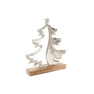 Décoration de Noël Festive, Base en Bois, Arbre de Noël de Table, Décoration Intérieure, Sculpture Décorative pour la Maison - Product Image 6