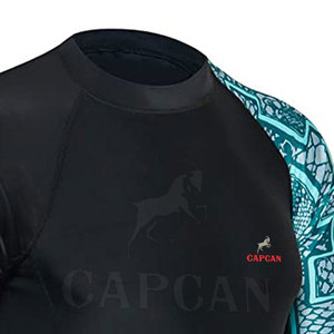 เสื้อแรชการ์ดพิมพ์ลายสำหรับผู้หญิงระบายอากาศสีตามสั่งวัสดุคุณภาพสูง - Product Image 5