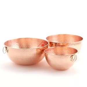 Cuenco de flores grande martillado a mano chapado para el hogar, hoteles y restaurantes, compota grande ecológica, cuenco de flores, jarrones, superventas - Product Image 1