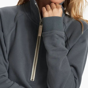 Pull à Capuche en Polaire à Demi-Zip, Sweat-Shirt à Capuche à Quart de Zip, Tenues de Mode Automne 2025, Vêtements pour Femmes - Product Image 3