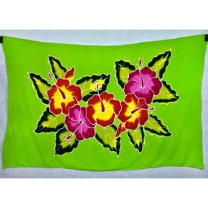 Pareos Hawaianos Pintados a Mano 100% Rayón de Alta Calidad, Ropa de Playa Personalizada al por Mayor, Cubierta para las Islas del Pacífico Asiático HPSU006-02-180 - Product Image 1