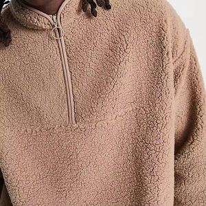 Sudaderas Personalizadas Cálidas y Ligeras de Fábrica con Media Cremallera, Sudaderas con Cierre en el Cuello para Hombre, Algodón de Alta Calidad para Hombre - Product Image 6