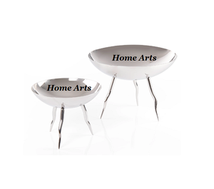 Stainless Steel Chocolates <b>Bowl</b> With 3 Legs Customized Size Round Shape <b>Dessert</b> <b>Bowl</b> At Affordable Pricing - Product Image 1