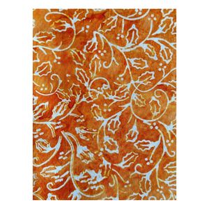 Sarong en batik artisanal élégant, motif abstrait violet et bleu, tissu multi-usage doux en provenance d'Indonésie, qualité supérieure - Product Image 4