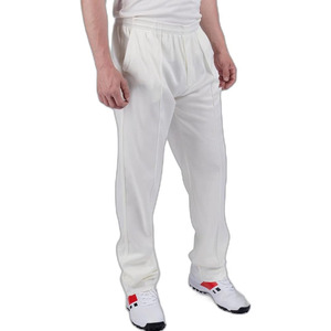 Latest Sportswear Men <b>White</b> Polyester Material <b>Cricket</b> Training <b>Trousers</b> Men Team Wear <b>Trouser</b> Set by SPORTAR - Product Image 4