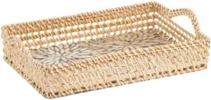 Plateau en nacre artisanal pour service de luxe - Product Image 3
