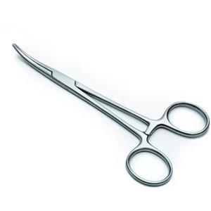 Pinzas Curvas para Arterias Mosquitos, Acero Inoxidable, Instrumento Quirúrgico Oftalmológico Manual, Alto Rendimiento y Confiabilidad - Product Image 1