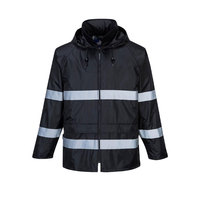 Vestes de sécurité haute visibilité légères en polyester imperméable pour adultes avec logo personnalisé, option grande taille, vêtements uniformes