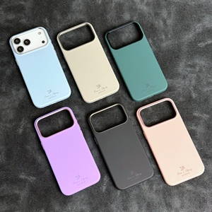เคสโทรศัพท์แบบวงแหวนแม่เหล็ก PU ผิวสัมผัสซิลิโคนเรียบง่าย OEM ODM พร้อมกรอบเลนส์โลหะ สำหรับ iPhone 15 16 17 18 Pro Max - Product Image 1