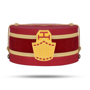 Sombreros Fez Rojos Tradicionales de Diseño Clásico, Acabado Premium, Cómodos, con Bordado Dorado, Material de Calidad, Detalles Elegantes, para Fiestas - Product Image 1