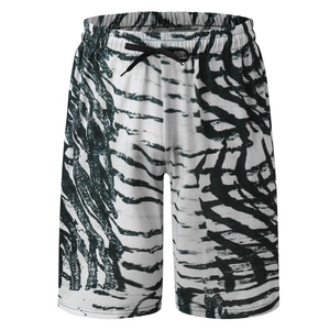Shorts de sport décontractés pour hommes avec logo personnalisé OEM, sublimation, taille élastique, séchage rapide, été, faible MOQ - Product Image 1