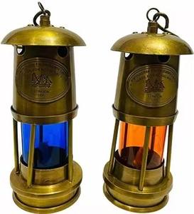 Linterna de latón puro elegante de calidad superior Uso decorativo interior de lujo para el hogar y el hotel Alta venta para ocasiones navideñas - Product Image 2