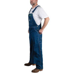 กระเป๋าเครื่องมือหลายชิ้นอุตสาหกรรมสารหน่วงไฟกางเกงเอี๊ยมทนไฟโรงงานอุปทานทํางานกางเกงยีนส์ CE บริการ OEM Unisex PK - Product Image 3