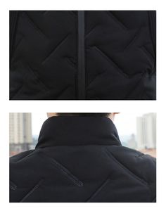 Best Custom Lightweight Warm Winter Puffer <b>Vest</b> <b>Men</b> Formal Style Zipper Breathable Canvas Plus Size Anti-Wrinkle Quick Dry - Product Image 5