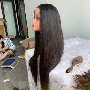 Trama de cabello humano virgen ruso de alta calidad de 1 a 3 años, sin procesar, saludable, con características teñidas y blanqueadas, extensiones de color claro - Product Image 5