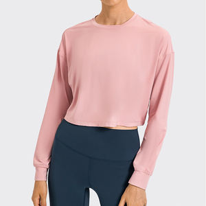 Hot Selling Ladies <b>Crop</b> <b>Tops</b> <b>Sexy</b> Casual Solid Colors Collarless 100% Cotton Quick Dry Lightweight Eco-Friendly Summer Clothing - Product Image 5