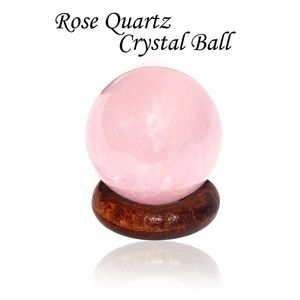 Boule de cristal de quartz rose 20 mm - Product Image 3