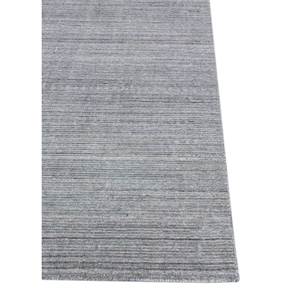 Handmade Wool Rugs Contour Grey <b>Black</b> Striped Pattern for Home-Hwp-02 Rectangular Hallway Rug for Teen for Living Room Bedroom - Product Image 4