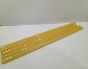 Bâtons de colle thermofusible pour pistolet, scellage de cartons, emballage, collage de carton à base d'EVA, temps de durcissement de 10 à 15 secondes, GLUETECH 710-F 12 25kg - Product Image 1