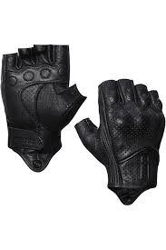 Gants demi-doigts à la mode pour hommes Sports décontractés quotidiens Cyclisme Pêche Mitaines sans doigts en cuir noir pour la conduite - Product Image 6