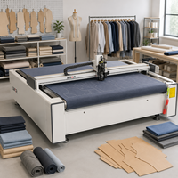 Machine de découpe automatique de tissus CNC avec couteau oscillant pour la production textile et de vêtements
