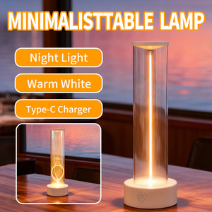 USB Type-C Rechargeable LED Strip Night Light Innovative <span class=keywords><strong>Quantum</strong></span> Floating Table Warm White pour Bedroom Outdoor Portable - Product Image 2