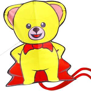 Bdt Cometa de una línea con diseño de oso, línea de 30m, 70x74cm, juguetes para exteriores - Product Image 1