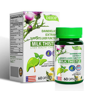 Suplemento de desintoxicación del hígado DHOP con cápsulas de hierbas de cardo mariano de diente de león para el soporte de la función hepática y la purificación del cuerpo - Product Image 6