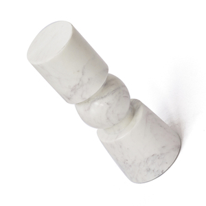 Unique Handcrafted White <b>Marble</b> <b>Candle</b> Stand Designer Interior Design for Residences Hotels and more available for bulk supply - Product Image 3