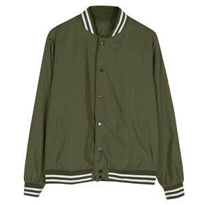 Personalized Stylish Men Winter Varsity Jackets High Quality Private Label Hot Selling <b>Wool</b>/<b>Polyester</b> Shell Material Front - Product Image 1