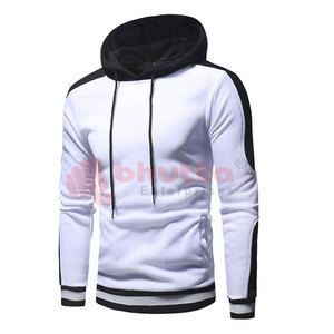 Fabricación personalizada Basics Algodón Mezclado Sólido Sudadera con capucha Custom Plain Dyed Street Fashion Winter Sherpa Fleece Pocket Hood High - Product Image 5