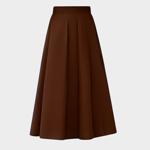 Elegant <b>Long</b> Fitted <b>Skirt</b> With Wawes - Product Image 3