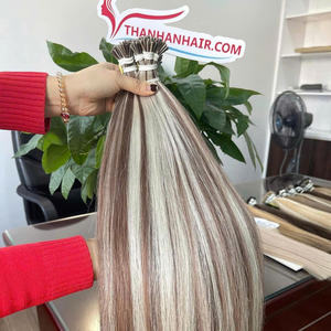 2025 Hot Keratin I tip Extensiones rectas Color I tip Cabello vietnamita Cutícula alineada 100% Extensiones de cabello humano - Product Image 5