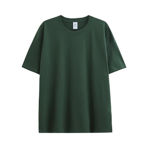 T-shirt ample décontracté pour hommes T-shirt athlétique de couleur unie pour la gym Vêtements de fitness en détresse OEM ODM disponible - Product Image 6