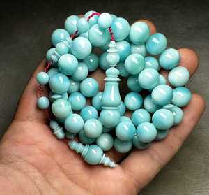 ลูกปัดสวดมนต์อิสลามลูกปัดอัญมณีธรรมชาติ tasbih มุสลิม tasbih Sufi - Product Image 2