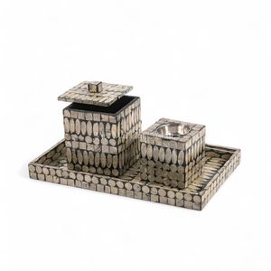 Brûleur d'encens élégant en nacre religieuse pour le Ramadan, vente en gros, style islamique, décoration d'intérieur haut de gamme, cadeau client, Vietnam - Product Image 1
