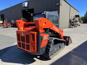 รถตักดินแบบตีนตะขาบ KUBOTA SVL75-2 ปี 2024 ราคาถูก ใช้เครื่องยนต์ดีเซล พร้อมระบบ KYB FPT ได้รับการรับรอง EPA/CE ประสิทธิภาพสูง หมุนรอบตัวได้รวดเร็ว - Product Image 4